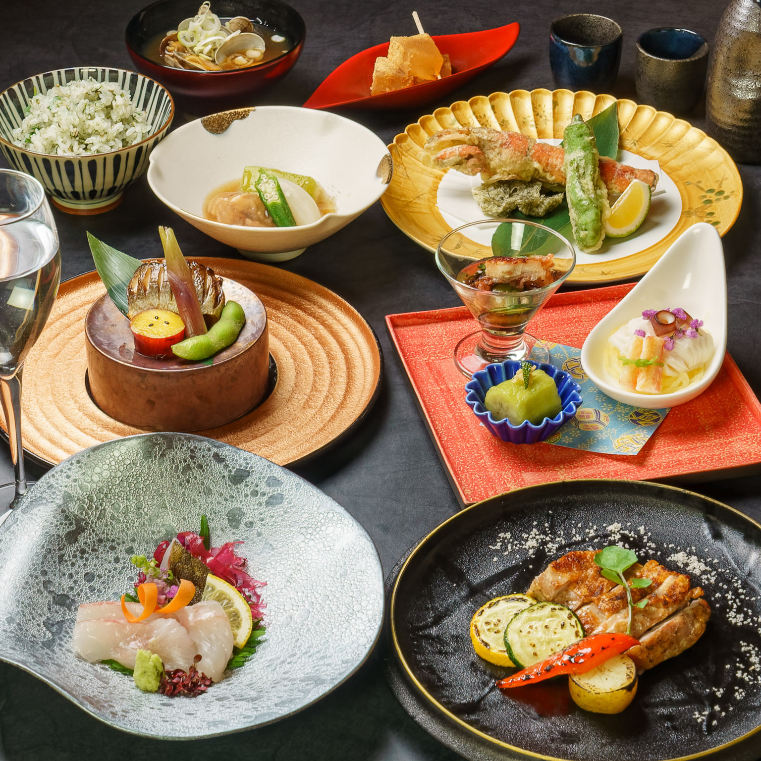旬のこだわり食材おまかせコース（全8品）